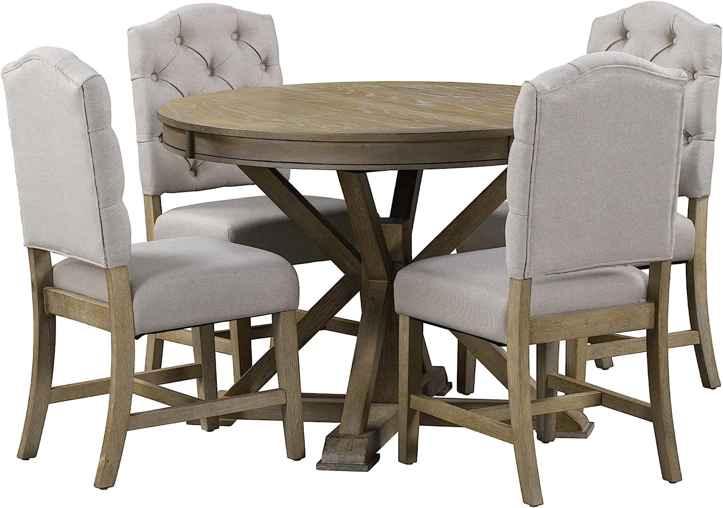 Havenridge Extendable Farmhouse Dining Table Set