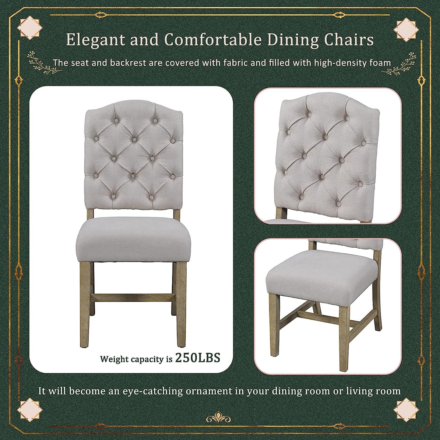 Havenridge Extendable Farmhouse Dining Table Set