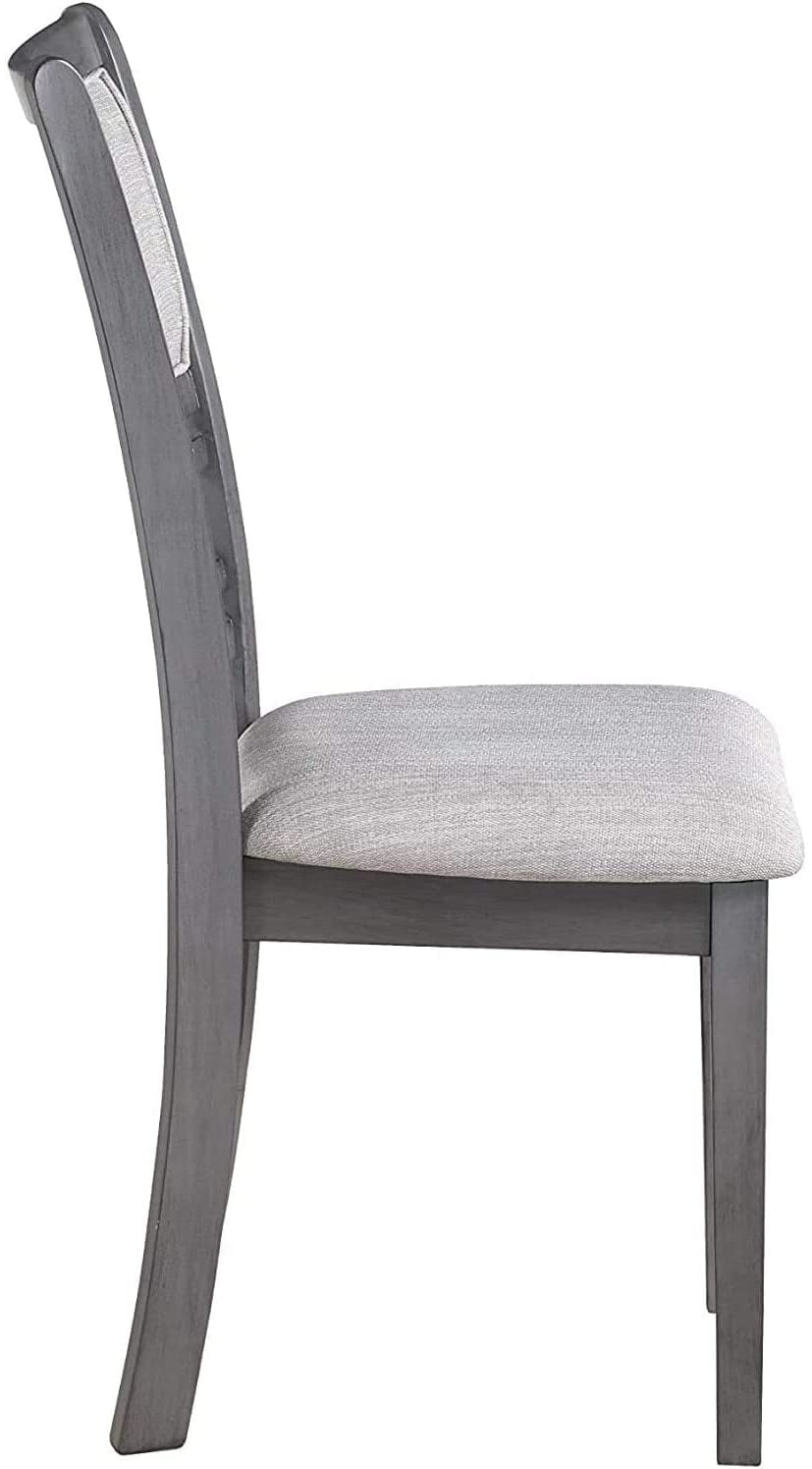 5 Piece Dining Set With Table And 4 Cushioned Chairs
