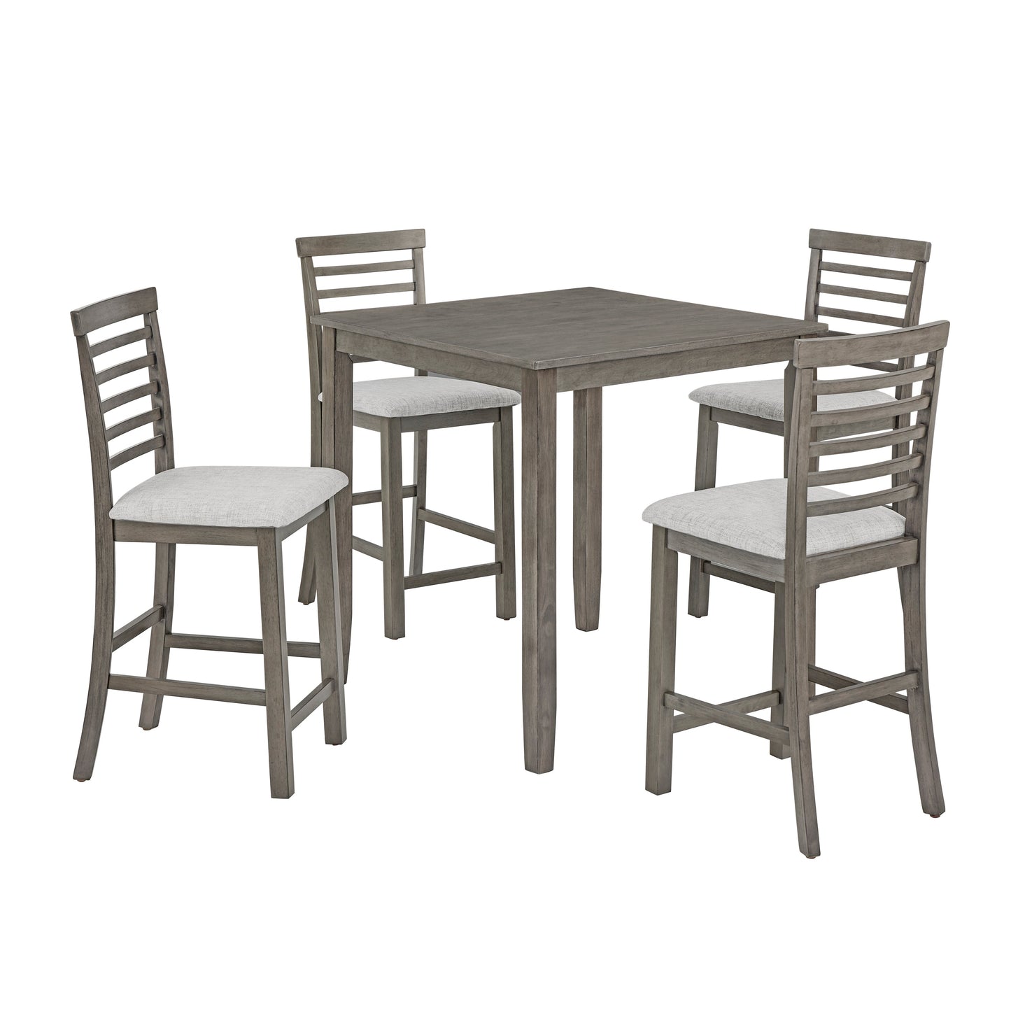 5 Piece Modern Dining & Bar Table Set
