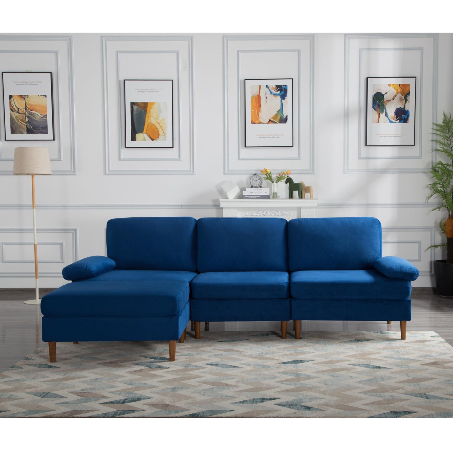 Havenly 102.4” Modular Sectional Sofa